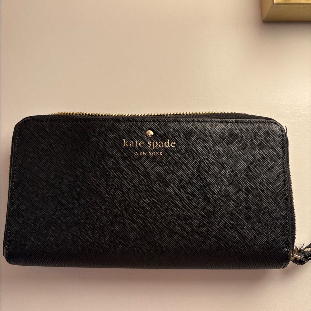 Kate Spade Black Leather Wallet